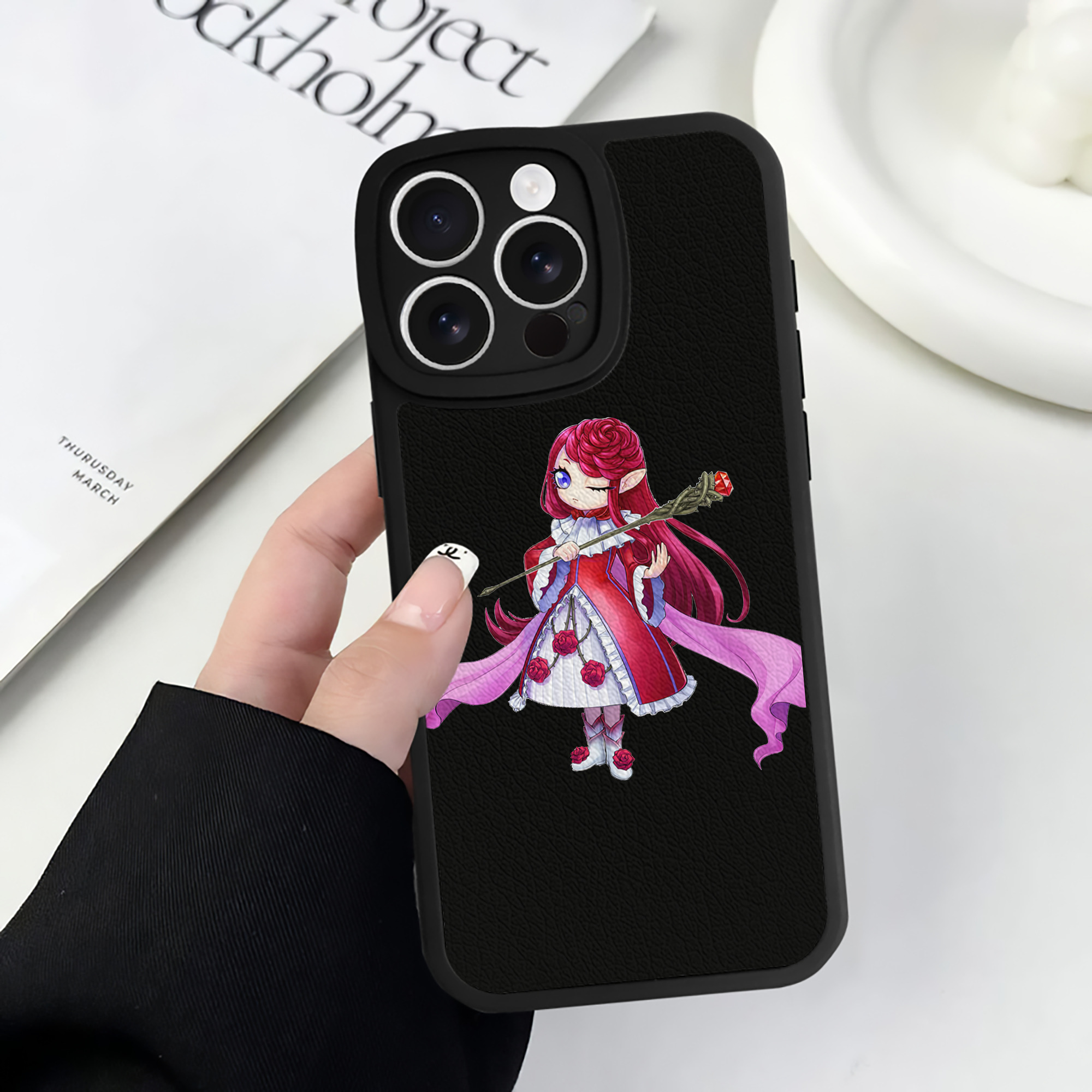 遊☆戯☆王 Yu-Gi-Oh! 【iPhone 16シリーズ対応】シリコンスマホケース（レザー調） 材質：シリコン